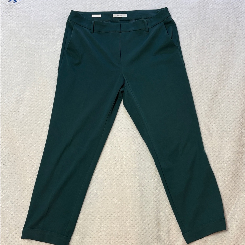 Dark Teal Green Trousers
